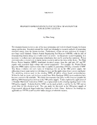 Proposed Improvements to the Neutral Beam Injector Power Supply System