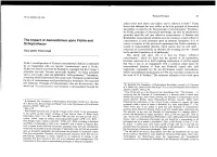 The Impact of Aenesidemus Upon Fichte and Schopenhauer