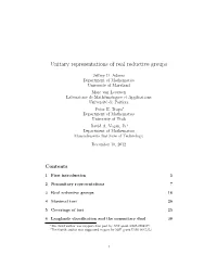 Unitary Representations of Real Reductive Groups