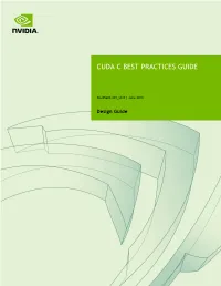 Cuda C Best Practices Guide