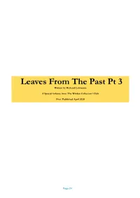 Leaves from the Past Final Part2