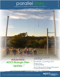 Parallel Lines a Resource for Challenge Course Professionals | Vol