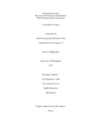 Decolonial Performance Collaborations with Undocumented Communities