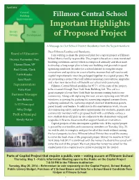 Important Highlights of Proposed Project