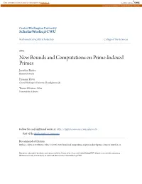 New Bounds and Computations on Prime-Indexed Primes Jonathan Bayless Husson University