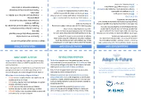 REFUGEE CRISIS OVERVIEW a ABOUT ADOPT-A
