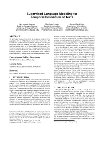 Supervised Language Modeling for Temporal Resolution of Texts