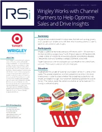 Wrigley Optimizes Sales at Target