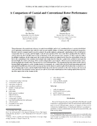 A Comparison of Coaxial and Conventional Rotor Performance