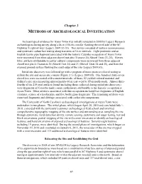 Chapter 3 METHODS of ARCHAEOLOGICAL INVESTIGATION