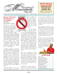 In This Issue Monthly Meeting