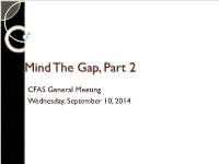 Mind the Gap, Part 2