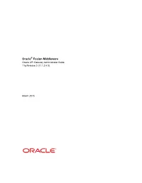 Oracle Fusion Middleware