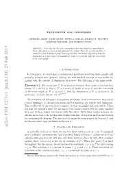 Tree-Width and Dimension