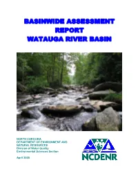 Basinwide Assessment Report Watauga River Basin