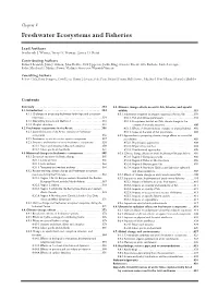 Chapter 8 • Freshwater Ecosystems and Fisheries