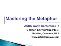 Mastering the Metaphor