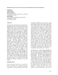 Occupant Responses to Active Head Restraints