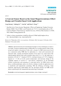 A Current Sensor Based on the Giant Magnetoresistance Effect: Design and Potential Smart Grid Applications