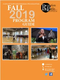 Fall 2019 Program Guide