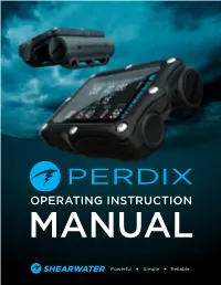 Operating Instruction Manual