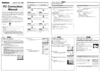 PC Connection Manual