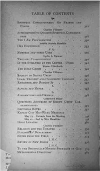 Table of Contents 1