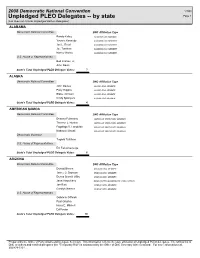 Complete List of the 2008 Superdelegates