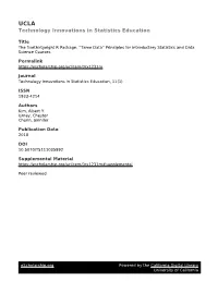 The Fivethirtyeight R Package: "Tame Data" Principles for Introductory Statistics and Data Science Courses
