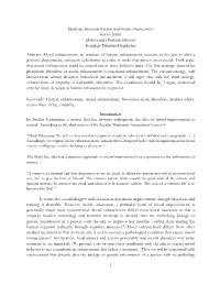 1 Moderate Bioconservatism and Moral Enhancement Karim Jebari