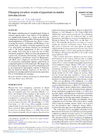 Changing Invaders: Trends of Gigantism in Insular Introduced Rats