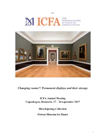 Changing Rooms?! Permanent Displays and Their Storage