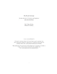 Feedback Systems