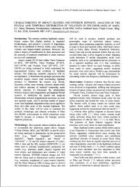 Characteristics of Impact Craters and Interior Deposits: Analysis of the Spatial and Temporal Distribution of Volatiles in the Highlands of Mars