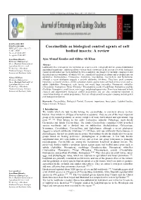 Coccinellids As Biological Control Agents of Soft Bodied Insects
