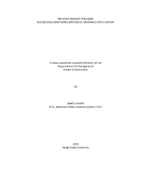 RECONCILING NIKEPHOROS BRYENNIOS' MATERIALS for a HISTORY a Thesis Submitted in Partial Fulfillme