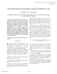 Intrusion Detection in Synergistic Radar Technology and Monitoring Tools