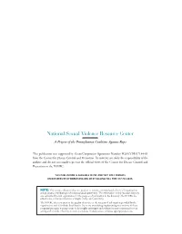 Preventing Child Sexual Abuse: a National Resource Directory And