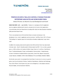 Teneros Series A