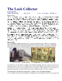 The Lock Collector from Tony Beck January/March 2006 Issue No