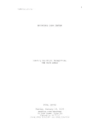 Event Transcript