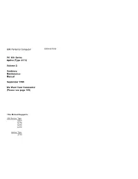 IBM Personal Computer PC 300 Series Aptiva (Type 2173) Volume
