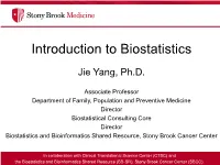 Introduction to Biostatistics