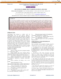 RAFT FORMING SYSTEM a REVIEW Bhavsar Dhaval Niranjanbhai*, Varde Neha Mahendrakumar, C