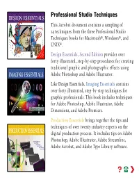 The Adobe Essentials Series from Adobe Press
