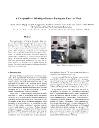 A Category-Level 3-D Object Dataset: Putting the Kinect to Work