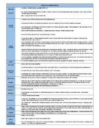 Pinto 2021 Spring Rules