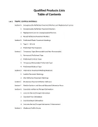 Table of Contents
