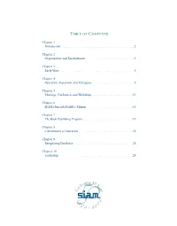 Table of Contents