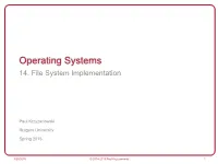 File System Implementation